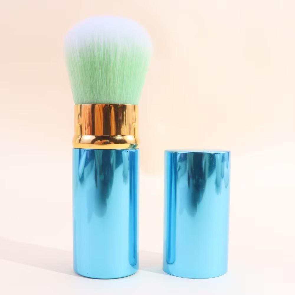 Retractable Foundation & Blush Brush: Streak-Free, Portable, Dust-Free, Non-Absorbing, In Stock
