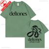 Deftones Band Metal Alternativo Stampa Grafica Serpente T-shirt Unisex Stile Vintage Oversize Streetwear Concerto Tour
