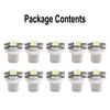 10Pcs T5 B8.5D 5050 For SMD White Car LED-Dashboard Dash-Lamp Instrument Light Bulbs 12V DC Parts Accessories