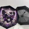 1PC Heart Wings Umbrella-8-Rib Reinforced, Automatic Open, Lightweight & Durable, Cute Fashion Accessory for Outdoor, Beach or Casual Use, Beach Umbre
