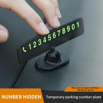 Scheda Parcheggio Temporaneo Auto Scheda Numero di Telefono Targa Numero di Telefono Parcheggio Sosta Accessori Auto Supporto Dropship