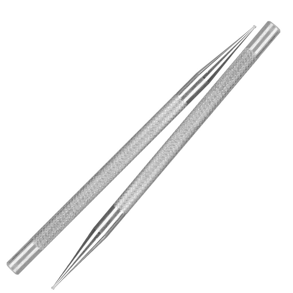 2Pcs Leather Scriber Pen Stainless Steel DIY Hand Made Craft Marking Drawing Tools