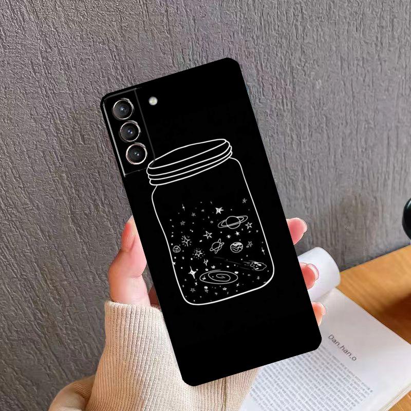 Aesthetic Space Stars Planet Phone Case For Samsung Galaxy S25 S26 Ultra S20 S21 S22 S23 S24 S10 Plus S24 FE S25 FE Cover
