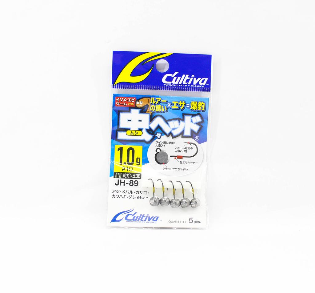 Owner JH-89 Jig Head Bug Head 1 gram Size 10 (8767)