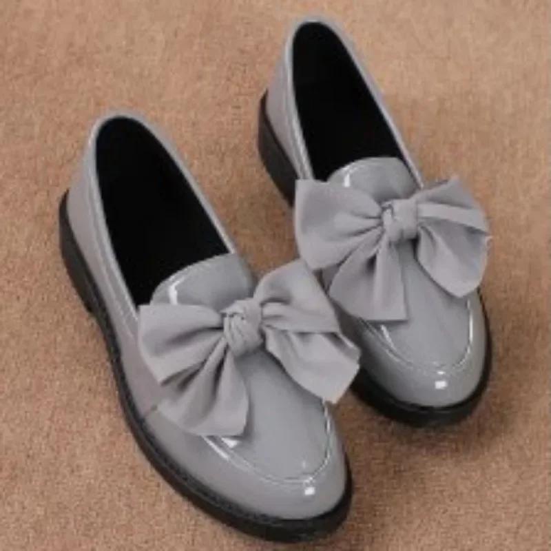 Fashion Ladies Shoes 2024 Plus Size Slip On Women's Pumps Classics Casual Pumps Women Bow Tie Round Toe Low Heel Shoes Women Zapatos