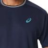 Asics Game Polo Breathable Ribbed Round Neck T-Shirt Men Tops 2041A379-400