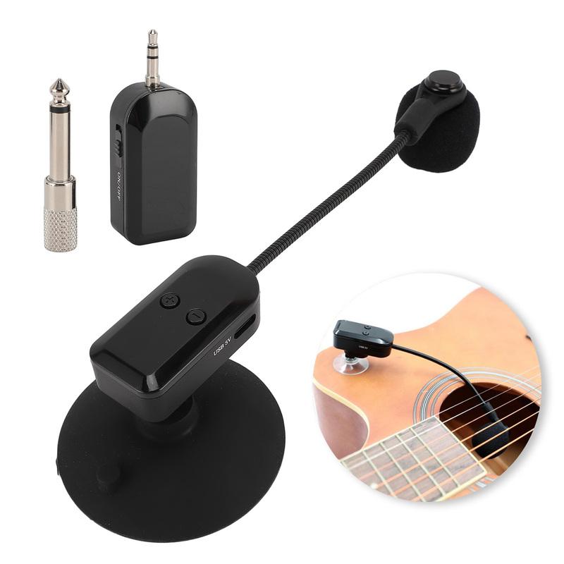2.4G Wireless Instrument Microphone Pickup System for Guitar Violin Accordion Cello Zither Lute Stage Performance