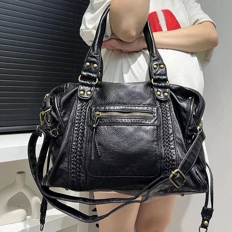 Retro Spice Girl Lokomotivtasche Mode Tragetasche Damen Kühltasche Tragbare Schulter Umhängetasche Große Kapazität Große Tasche
