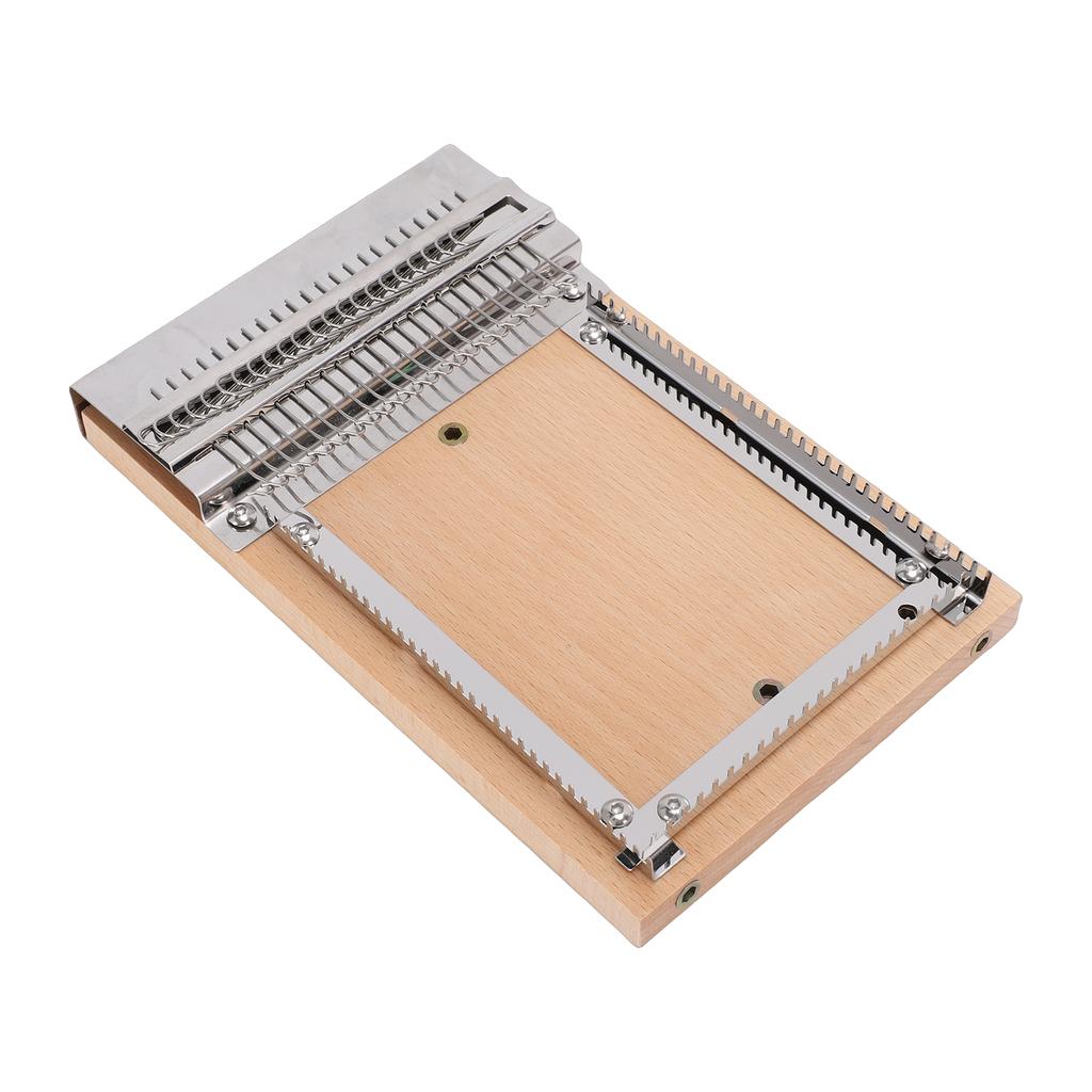 Small Weaving Machine Stainless Steel Wooden Handmade Knitting Machine Weaving Tool for Clothing Blanket DIY