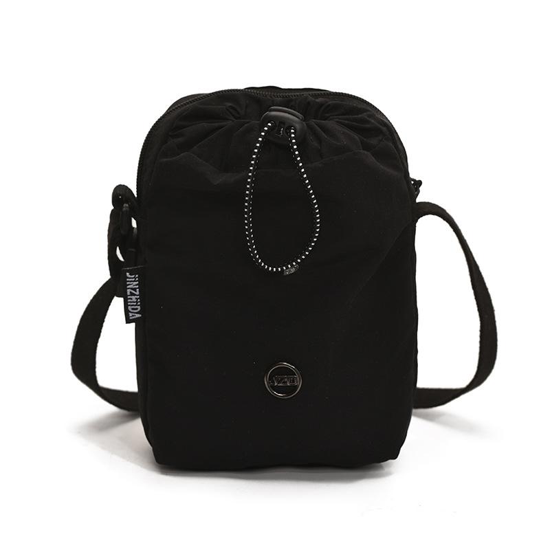 Women's Lightweight Crossbody Nylon Bag for Sports and Bottles