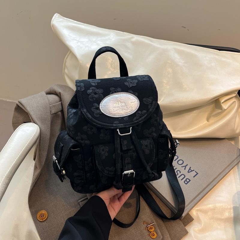 

Korean version backpack women s 2025 summer new fashion college style backpack foreign style large capacity leisure travel bag