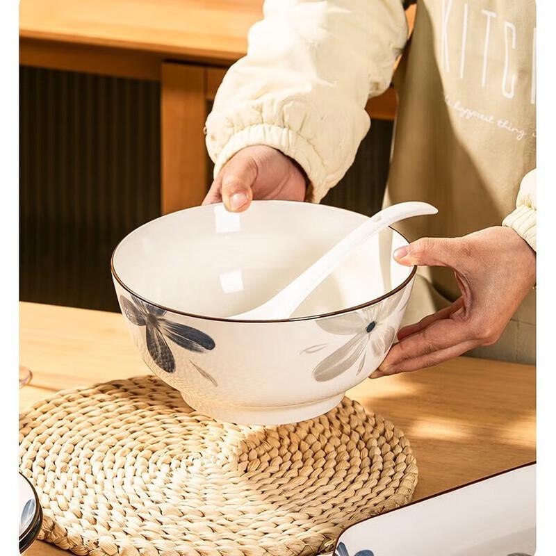 ZISIZ Jingdezhen Underglaze Ceramic Rice Bowls