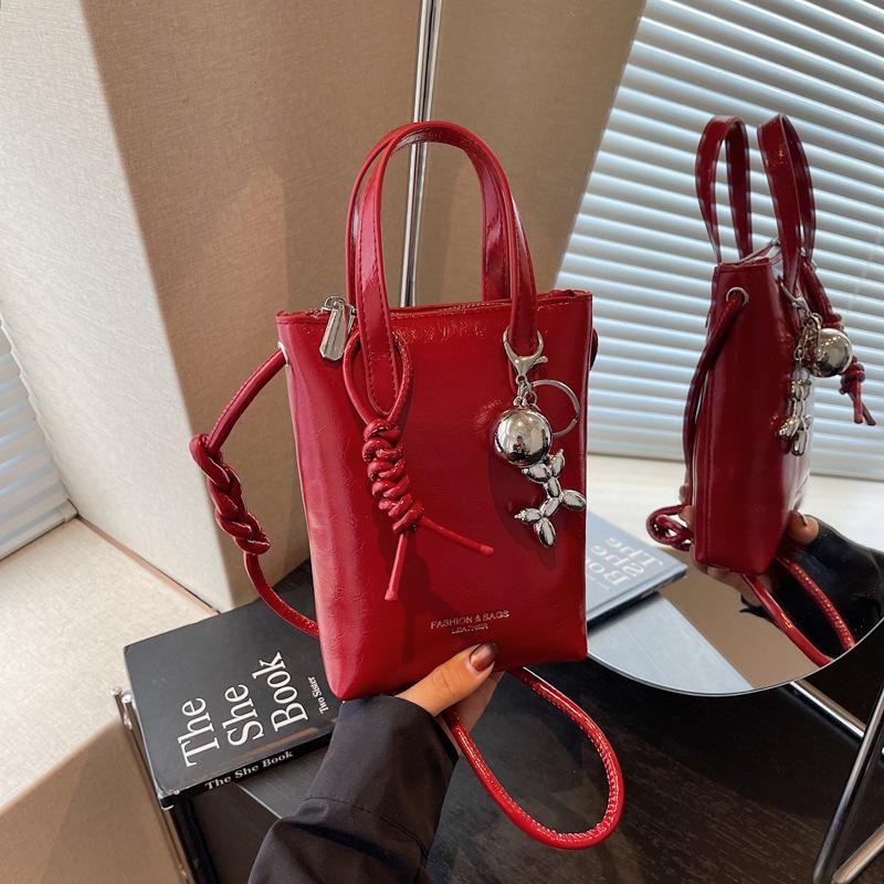 Premium Casual Bag Women's Summer Fashion Small Bag Portable Shoulder Crossbody Mobile Phone Bag Bucket Bag
