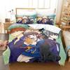 Anime Fruits Basket Beding Set Soft Duvet Cover Bed Linen Set Comfortable Quilt Cover Pilowcase Warm Comforter king Quen Sized Dimensions Young Boys
