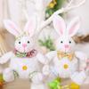Easter Decorative Plush Sitting Bunny Doll, Easter Bunny Figurine, Ornament, Pendant