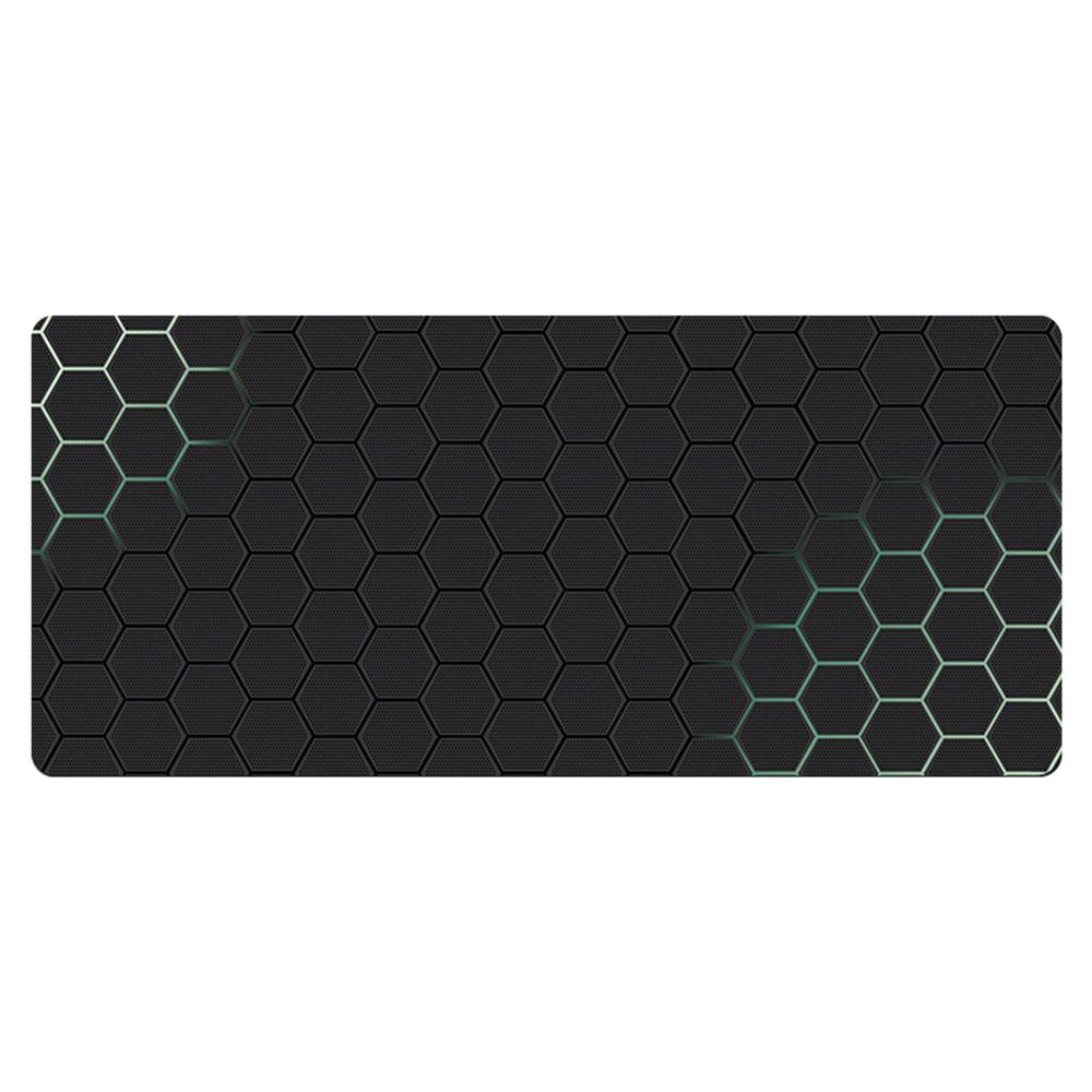 300x700x2mm Large Mouse Pad Honeycomb Pattern Anti-skid Rubber Desktop Mat