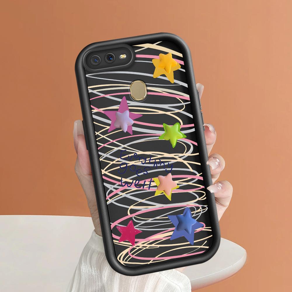 Coque de protection antichoc en silicone souple avec motif de dessin animé pour appareil photo OPPO Reno Realme OnePlus