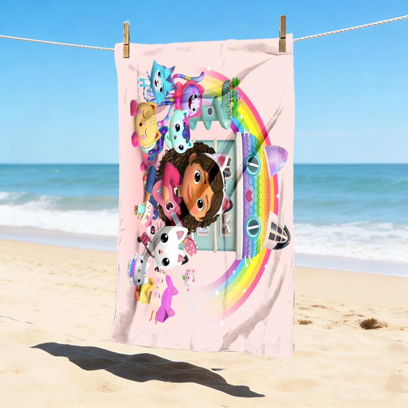 Rainbow Friends Stylish Digital Printing Beach Towel Quick Drying Absorbent Blanket For Beach Pool Gym Travel Christmas Gift C9211895