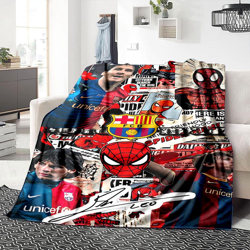World Cup Celebration printed flannel breathable and warm blanket, a stylish home gift, suitable for home, office and bedspread use. 0713a36