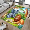 1PC Jungle Animals Anti-slip Carpet, Suitable for Office, Bedroomand Playrooms. It Can Also Be Used As a Sofa Footrest cover-W66