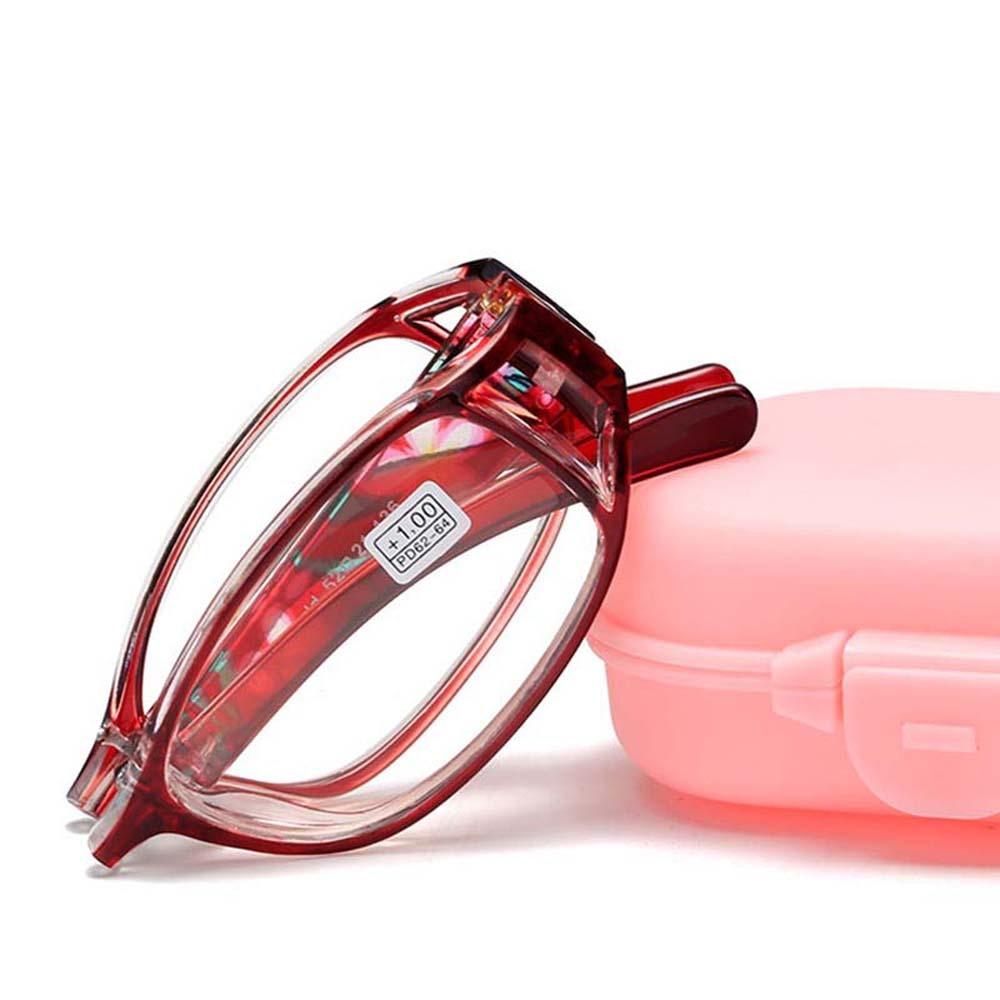 PC Elderly Reading Eyewear Zinc Zinc Alloy Anti Blu-ray Eyewear 3 Color Folding Presbyopic Glasses  Daily