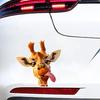 Charming Giraffe  Car Stickers Waterproof Vinyl Decals Auto Body Window Bumper Decor Motorcycle Helmet Stickers TM133