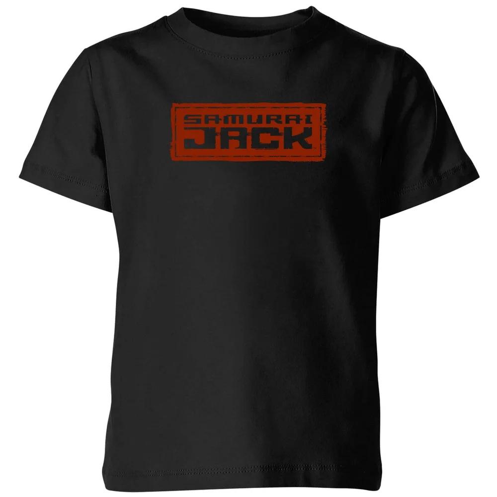 

Samurai Jack Classic Logo Kids T-Shirt - Black - 3-4 Years 100