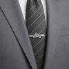Silver Motorcycle Tie ClipTie Bar Tie Pin N02631