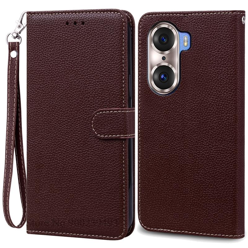 For Honor 60 Pro Case Honor 60 Case Silicone Soft Leather Flip Case For Honor 60 Pro Wallet Cover Phone Fundas Coque