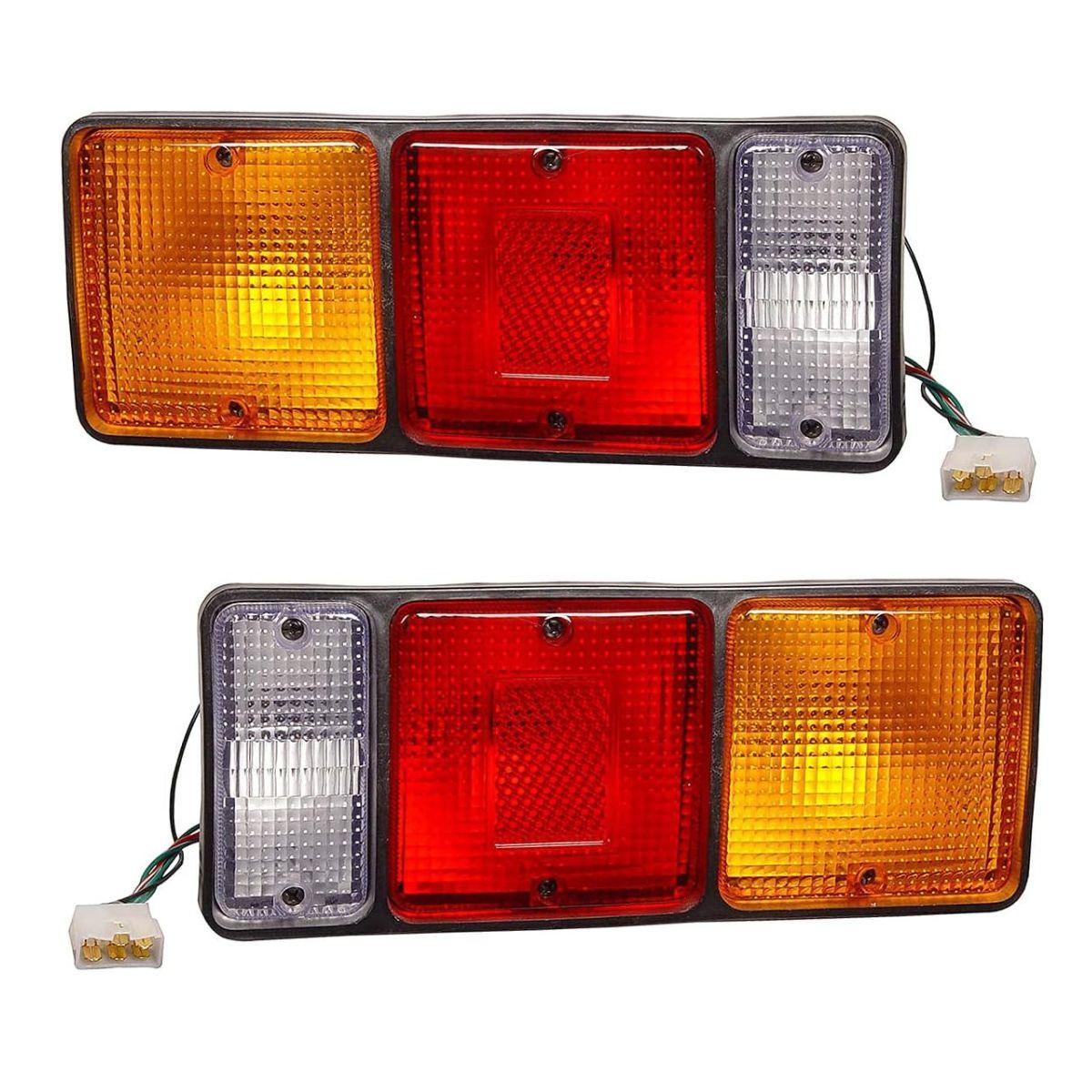 

Задній комбінований ліхтар 24В – Підходить для Mitsubishi Canter / Fuso FE111 FE114 FE444 FB511 1994–1997 бурштин/червоний