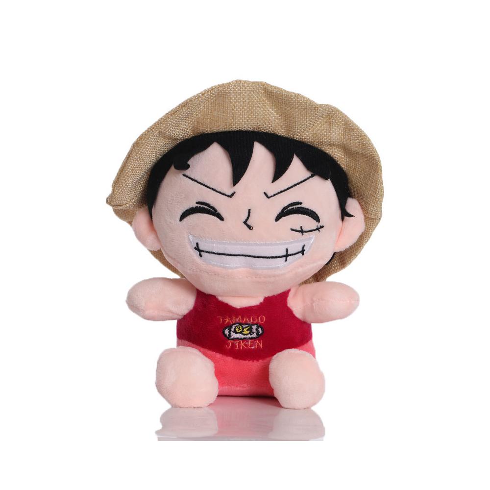 *Hot  Anime 25Cm Onepiece Plush Toys Cartoon Figure Luffy Chopper Ace Roronoa Zoro Cute Stuffed Doll  Xmas  Birthday