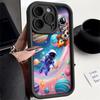 Cute Cartoon Astronaut Phone Cover Case for iPhone 17 Pro Max 17e 14 13 11 12 Pro 16 Air 15 Plus