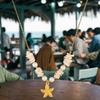 Fashionable Seaside Vacation Style Bead Necklace Exquisite Sea Fish Starfish Sun Shell Necklaces Multi-Element Blue Jewelry