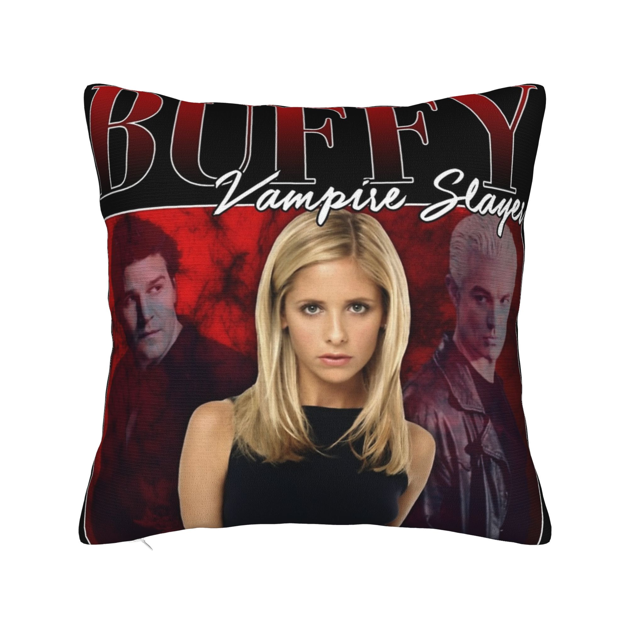 

Decorative Pillowcases Buffy the Vampires Slayers Accessories Home Horror Movie Pillow Case Cover Square Multiple Sizes 12x12Inch