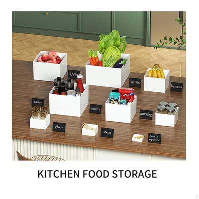 6Pcs Buffet Risers Food Nesting Stackable Cake Stands Acrylic Display Cube for Party
