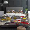 Funny Explosion Pattern Duvet Cover With Pillow Case Custom 3pcs Bedding Set Quilt Cover Double Bed Home Textile