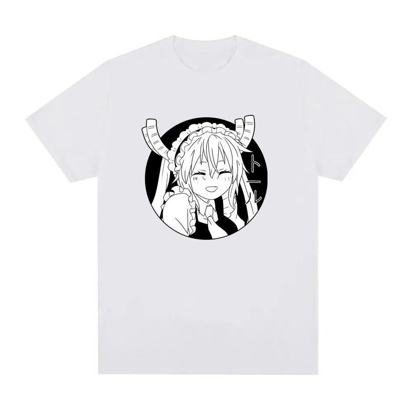 Miss Kobayashi Dragon Maid Kawaii Maidservant Tohru Funny Anime T Shirt Men Women Cotton Casual T Shirt O-Neck EU Size Tees