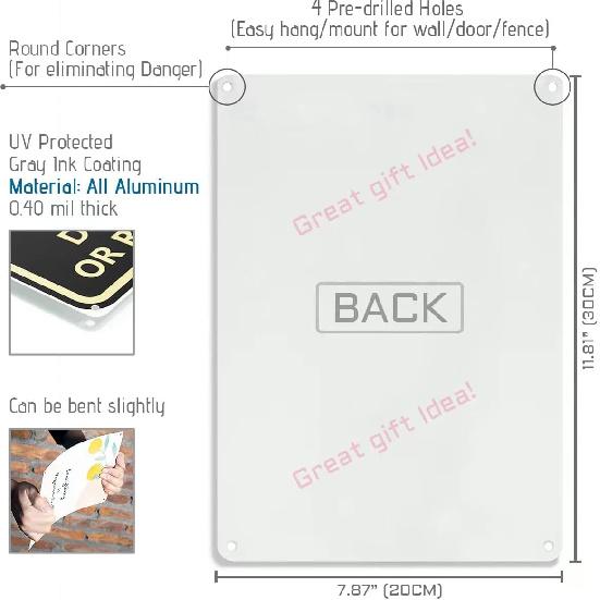 Retro Hippie Decor Wall Art Poster - "Every Little Thing is Gonna Be Alright" Vintage Metal Sign, Perfect for 70s Themed Rooms and Cool Poster