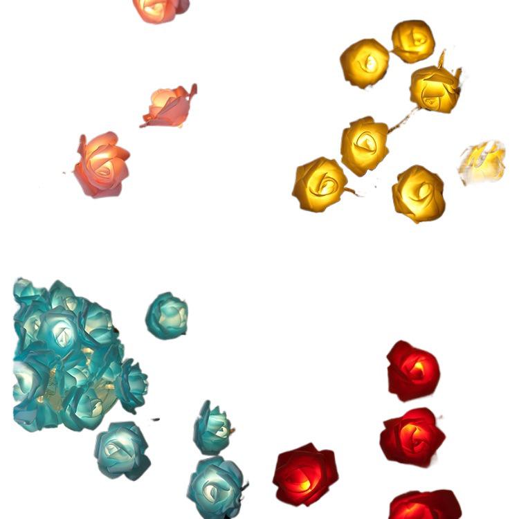 LED Rose String Lights - Romantic Valentine's Day Bedroom Decor