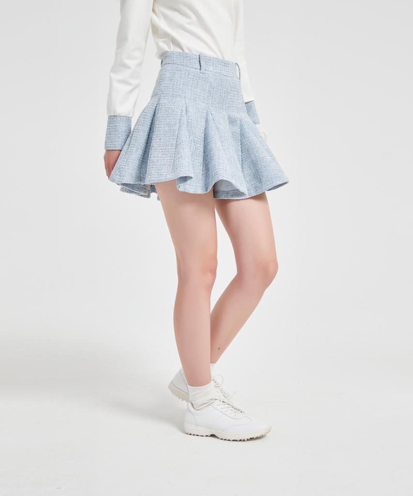 I Parka Seraphic Tweed Flare Skirt