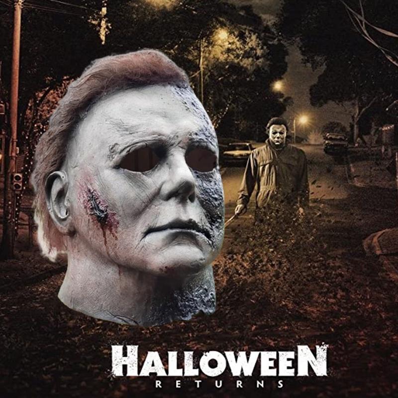 Halloween Ends Michael Myers Maske Hochdetailliertes Latex-Requisit für Cosplay und Partys