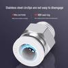 PC Threaded Straight Air Tube Connector