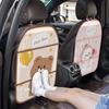 Auto Cartoon Anti-Tritt-Matte Rücksitzbezug Für Kinder Kicken Universelles PU-Leder Wasserdicht Auto-Sitzrücken-Schutzmatte