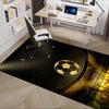 Golden Soccer Ball Chair Mat Office Carpet, Oversized Rug for Home Decor, Sofa Mat, Desk Pad Gift, Suitable for Bedroom, Living Room, Various Rooms