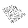 Dish Drying Mat Counter Pad Cookware Tableware Placemat Sink Kitchen Drainer for Bathroom