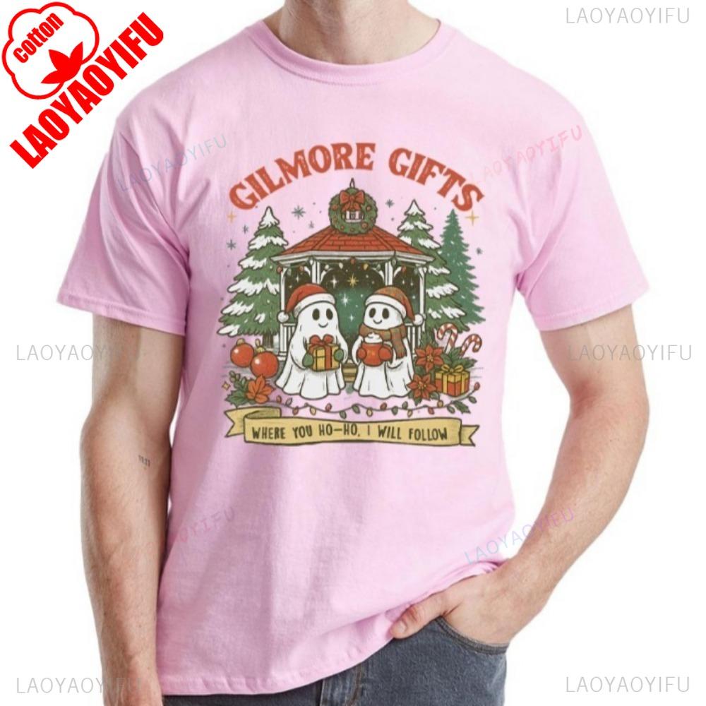 Gilmore Gifts Where You TShirt Unisex Retro Seasonal Funny Xmas Santa Womens Street Fashion Streetwear Men Clothes