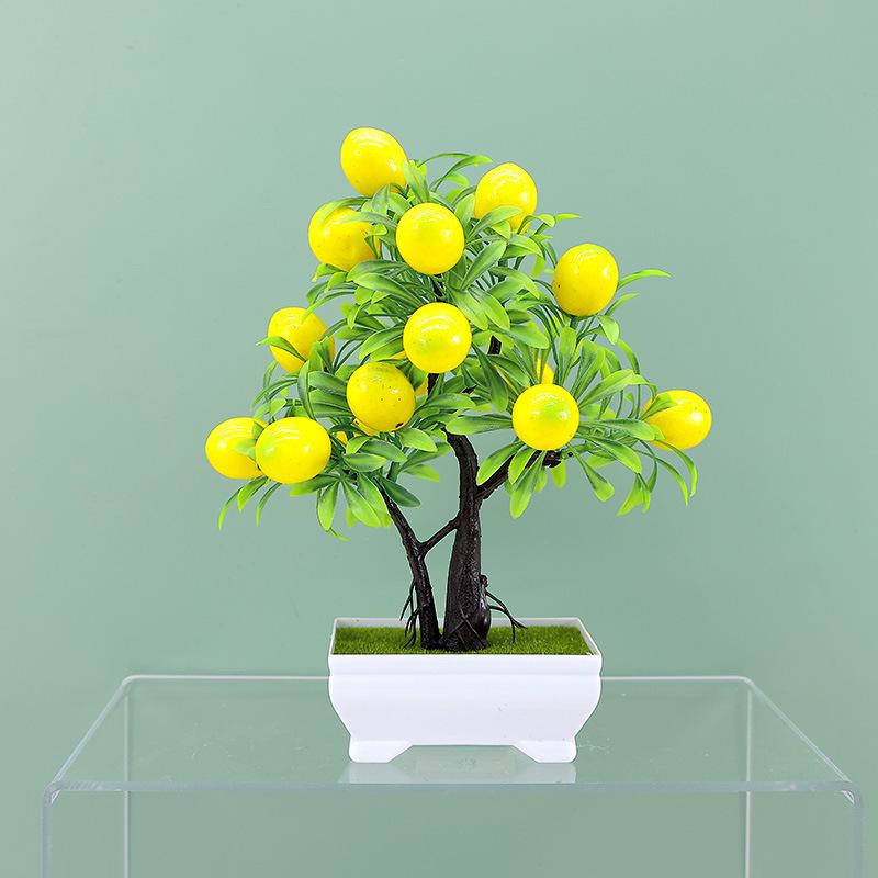 Artificial Bonsai Indoor Home Decoration with Fruit Details