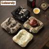 Untersetzer aus Stoff im chinesischen Stil Retro Tassenuntersetzer für Kaffeetassen Untertasse Hitzebeständige Platzsets Teetassenbasis Chinesisches Teeset Geschenke