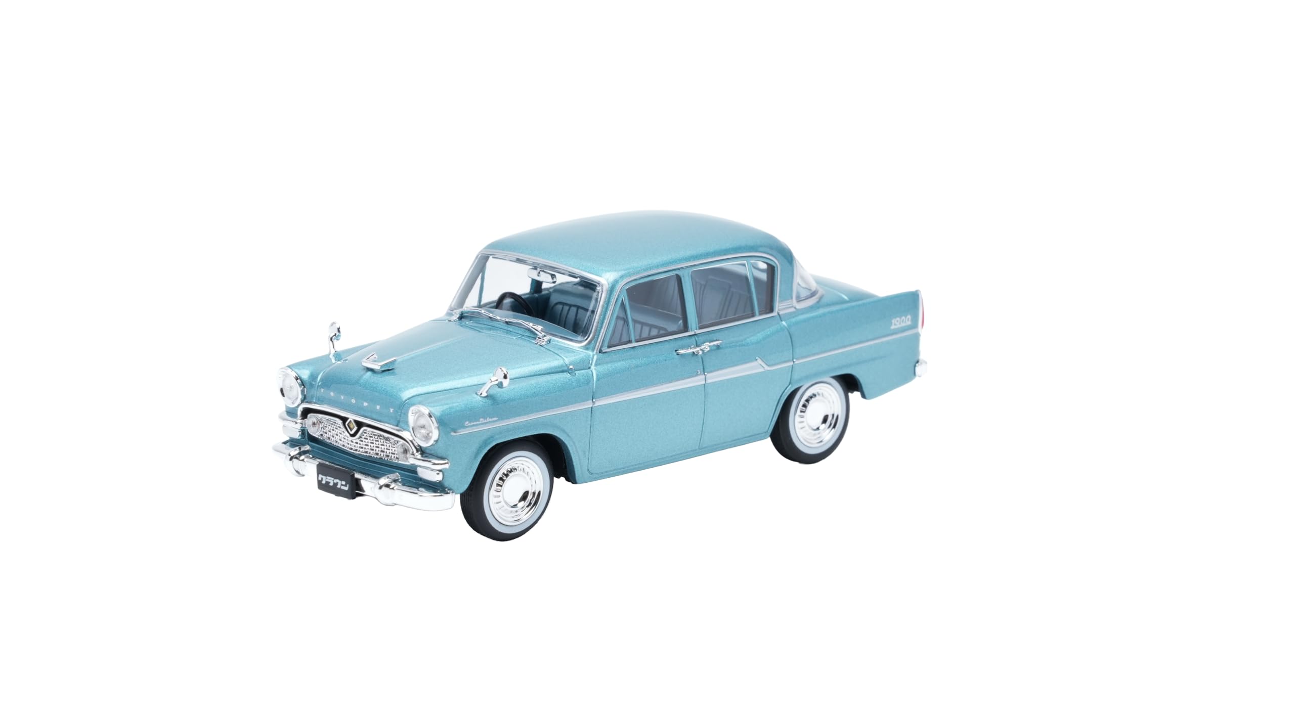 

S14 TOYOPET CROWN 1961 scale finished diecast miniature car (RS31D) - 1/43 світло-синій колір