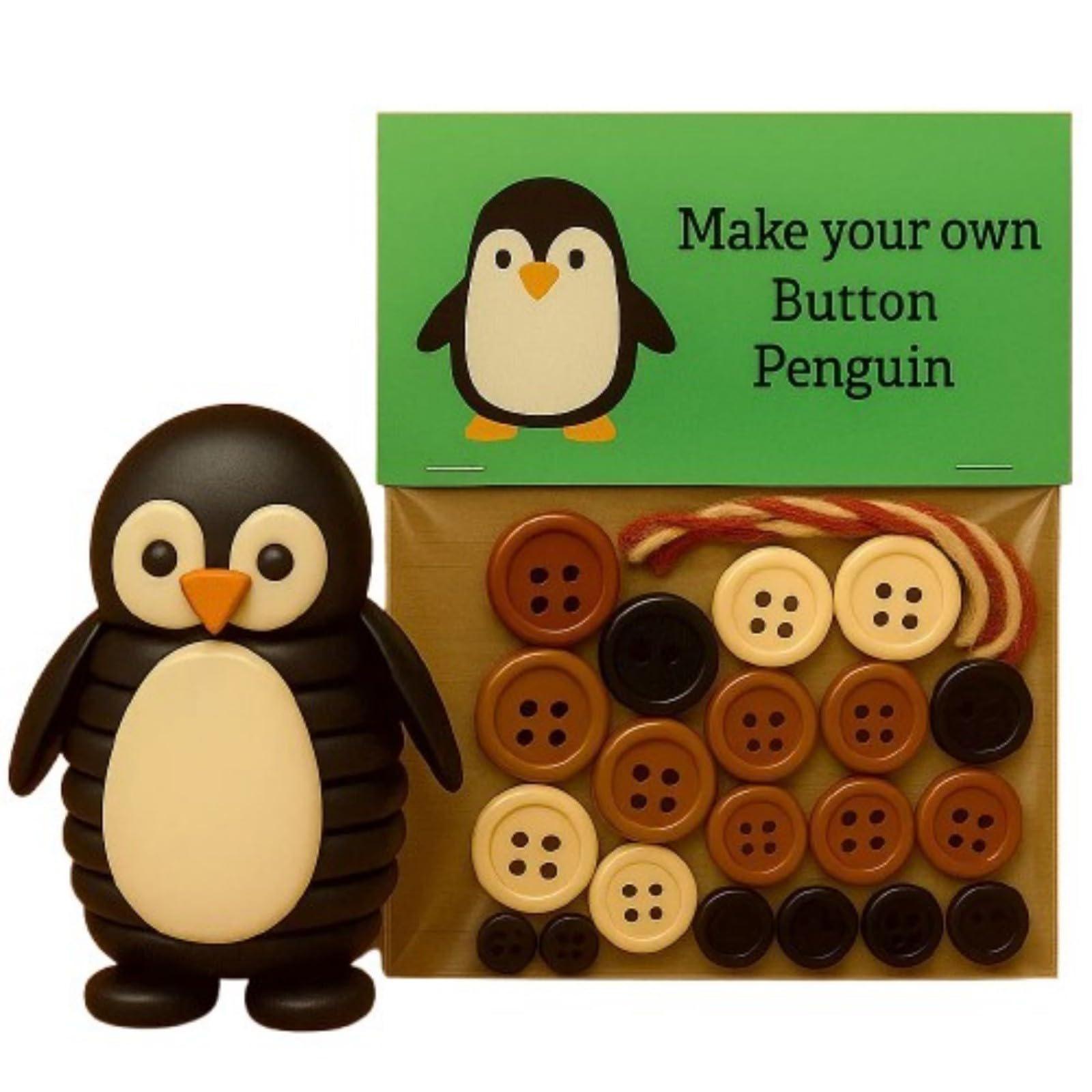 

DIY Button Snowman Ornament Kit One Size